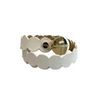 Borbonese White Genuine Leather Women Belt - Zeiniez