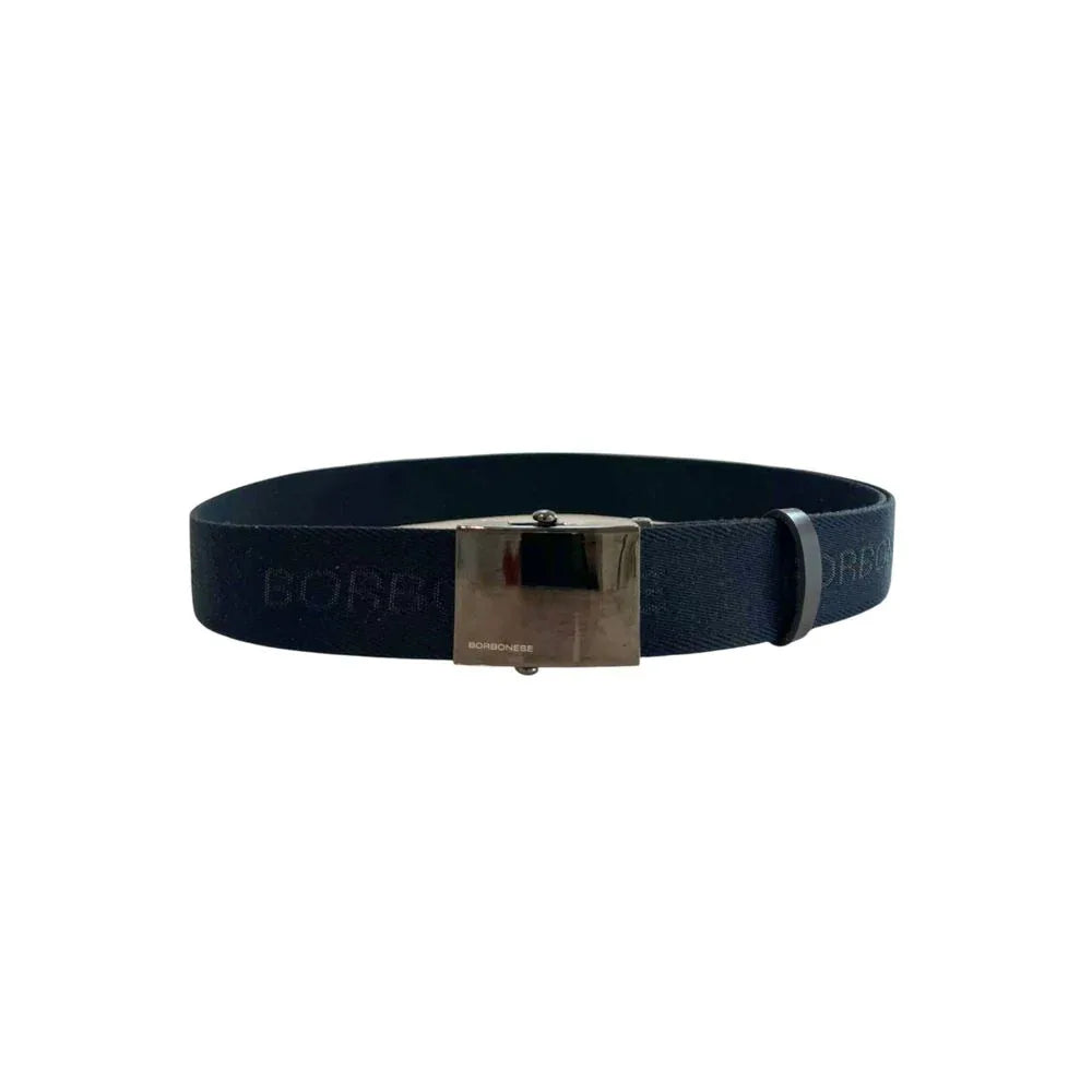Borbonese Black Polyester Men's Belt - Zeiniez