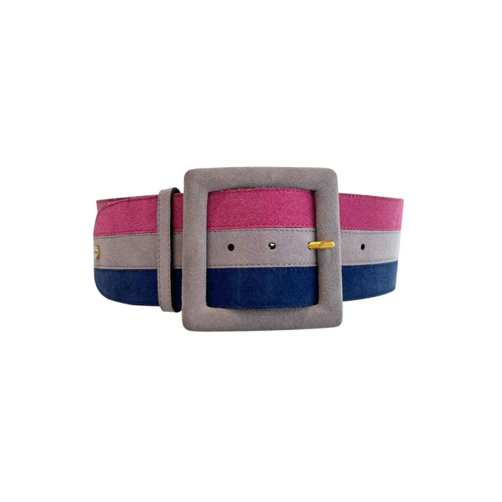 Borbonese Multicolor Genuine Leather Women Belt - Zeiniez