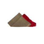 Borbonese Red Silk Women Scarf - Zeiniez