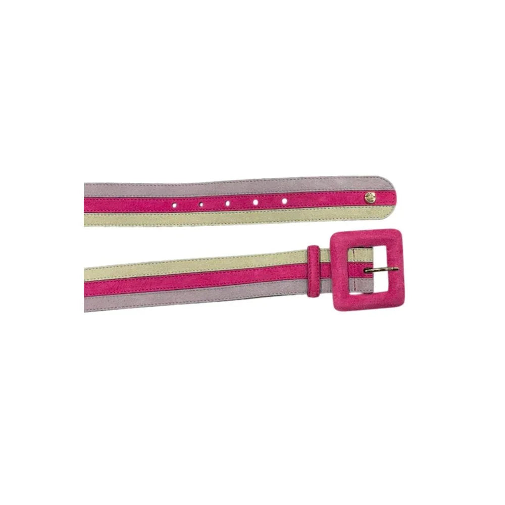 Borbonese Multicolor Leather Women Belt - Zeiniez