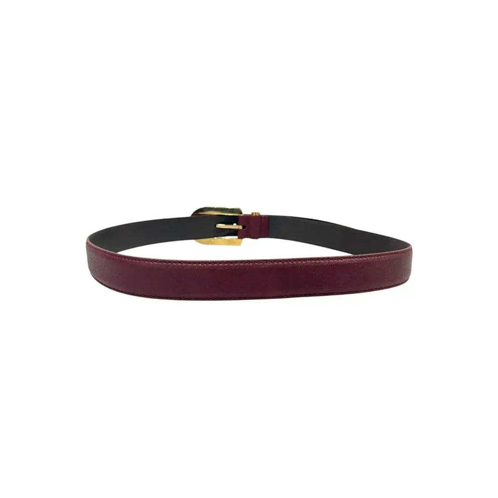 Borbonese Red Leather Women Belt - Zeiniez