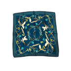 Borbonese Blue Silk Women Scarf - Zeiniez