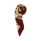 Borbonese Beige Silk Women Scarf - Zeiniez