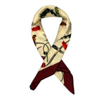 Borbonese Beige Silk Women Scarf - Zeiniez