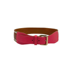 Borbonese Pink Genuine Leather Women Belt - Zeiniez