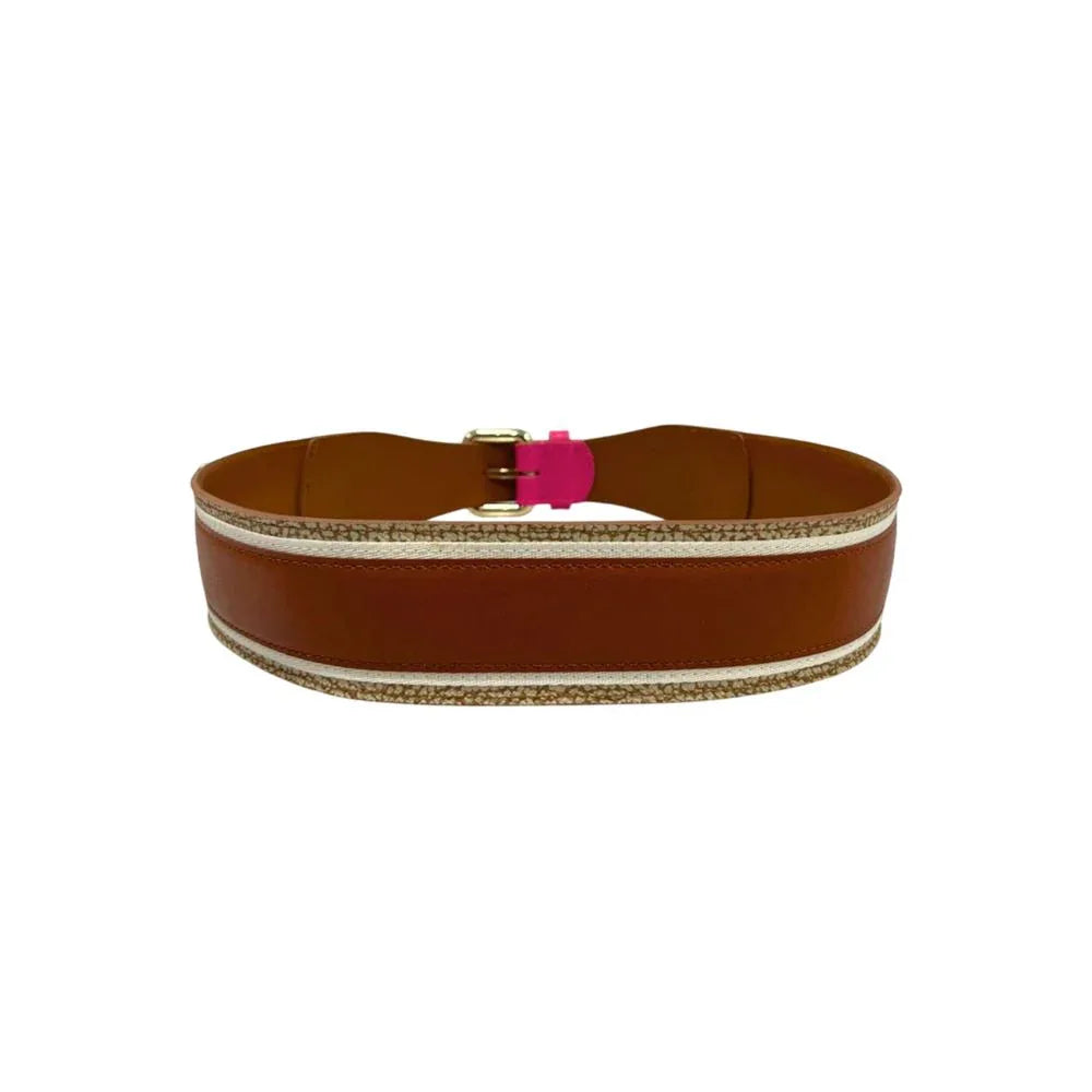 Borbonese Pink Genuine Leather Women Belt - Zeiniez