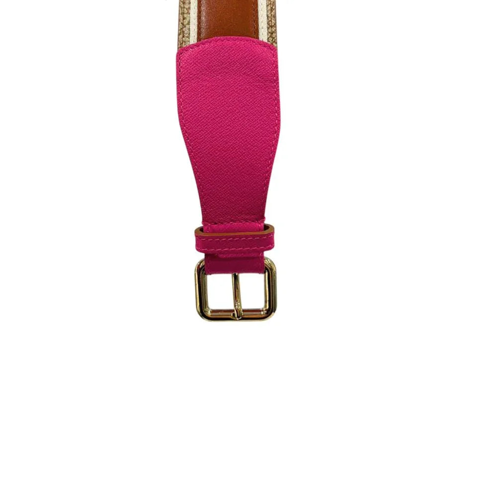 Borbonese Pink Genuine Leather Women Belt - Zeiniez