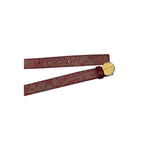 Borbonese Red Genuine Leather Women Belt - Zeiniez