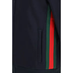 Gucci Blue Polyester Shell Jacket - Zeiniez