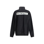 Balenciaga Black Cotton Shell Jacket