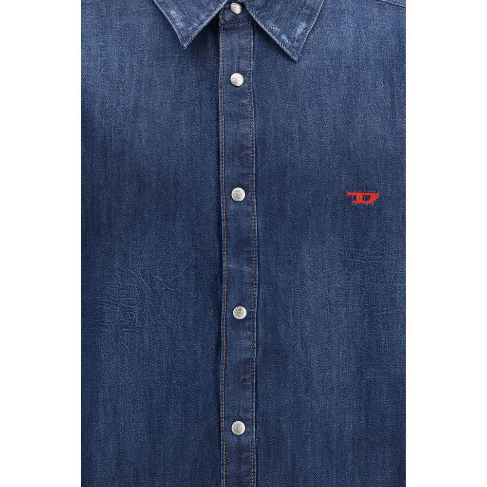 Diesel Blue Denim Shirt - Zeiniez
