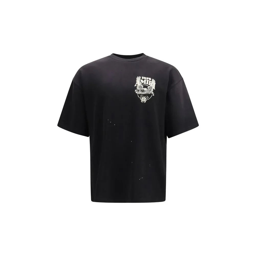 Amiri Black Cotton T-Shirt - Zeiniez