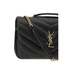 Saint Laurent Black Calf Leather Bos Taurus Shoulder Bag - Zeiniez