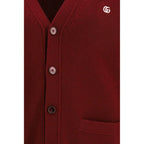 Gucci Bordeaux Wool Cardigan - Zeiniez