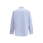 Gucci Blue Cotton Pattern Shirt - Zeiniez