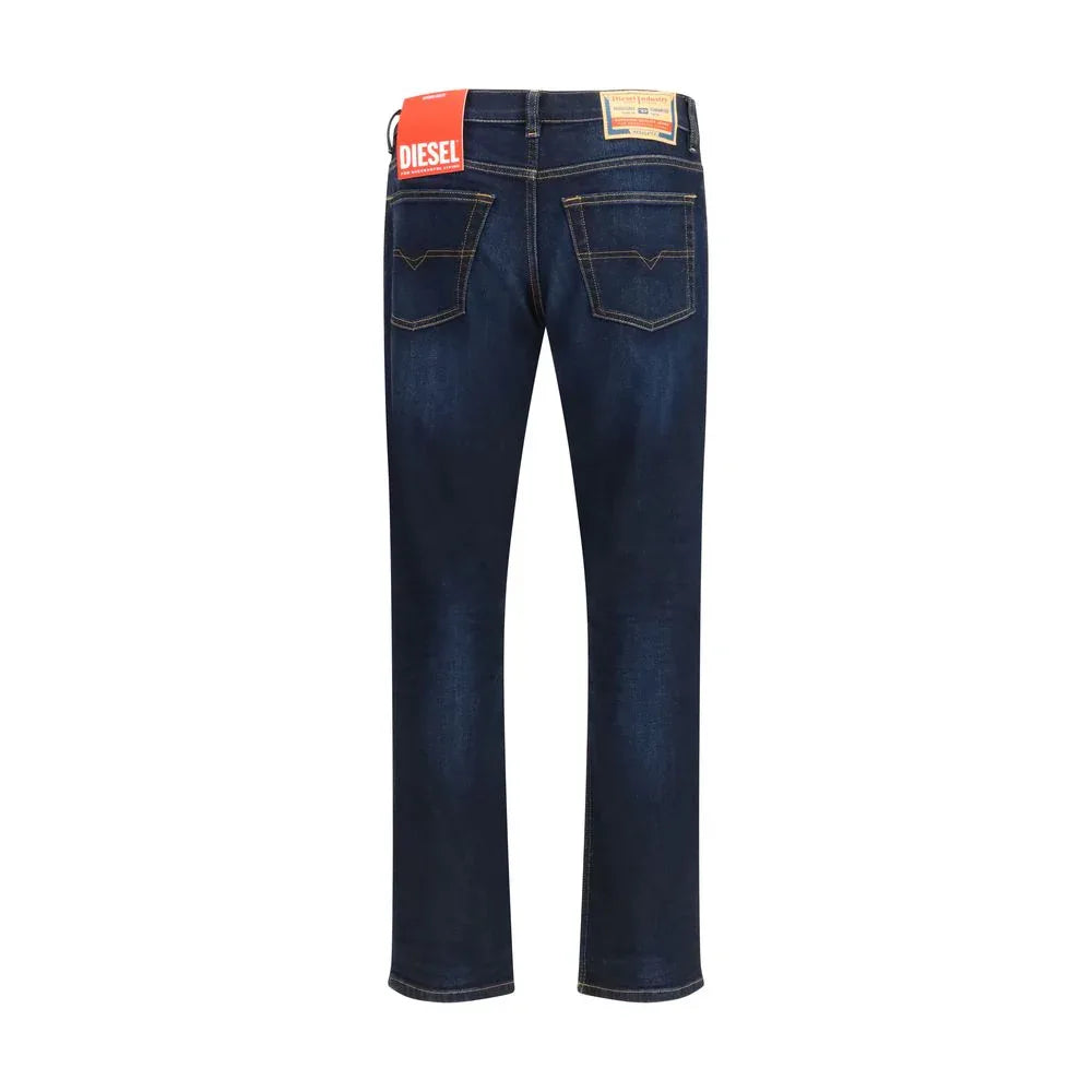 Diesel Blue Cotton Relaxed Fit Jeans - Zeiniez