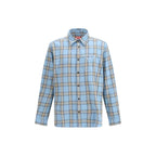 Diesel Blue Cotton Pattern Shirt - Zeiniez