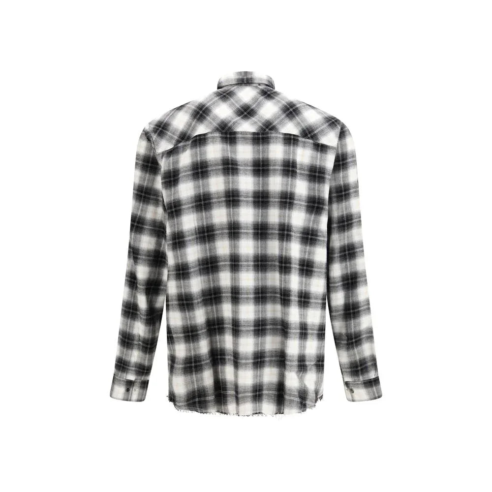 Amiri Black Cotton Pattern Shirt - Zeiniez