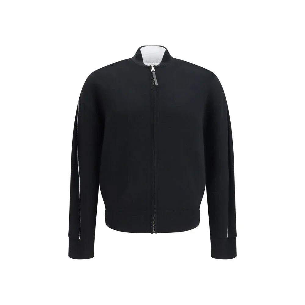 Givenchy Black Wool Cardigan - Zeiniez