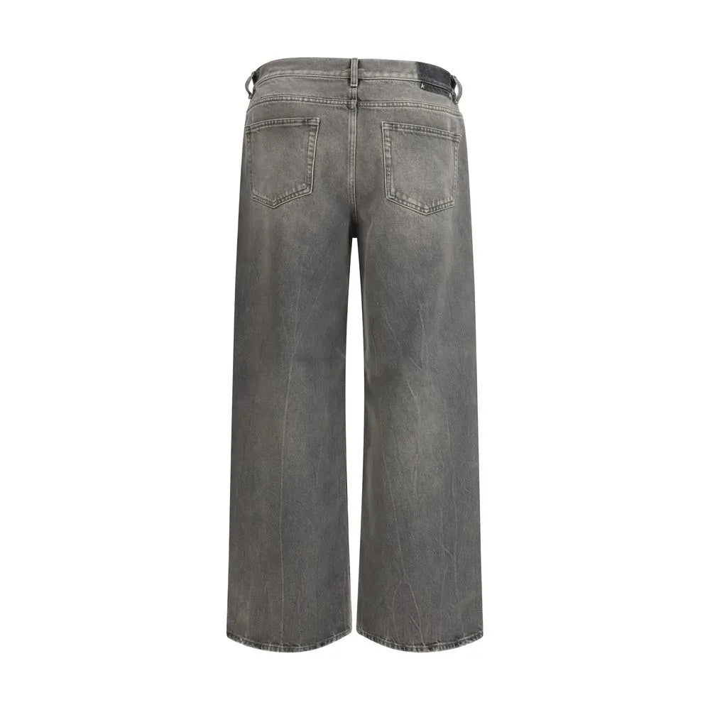 Golden Goose Gray Cotton Relaxed Fit Jeans - Zeiniez