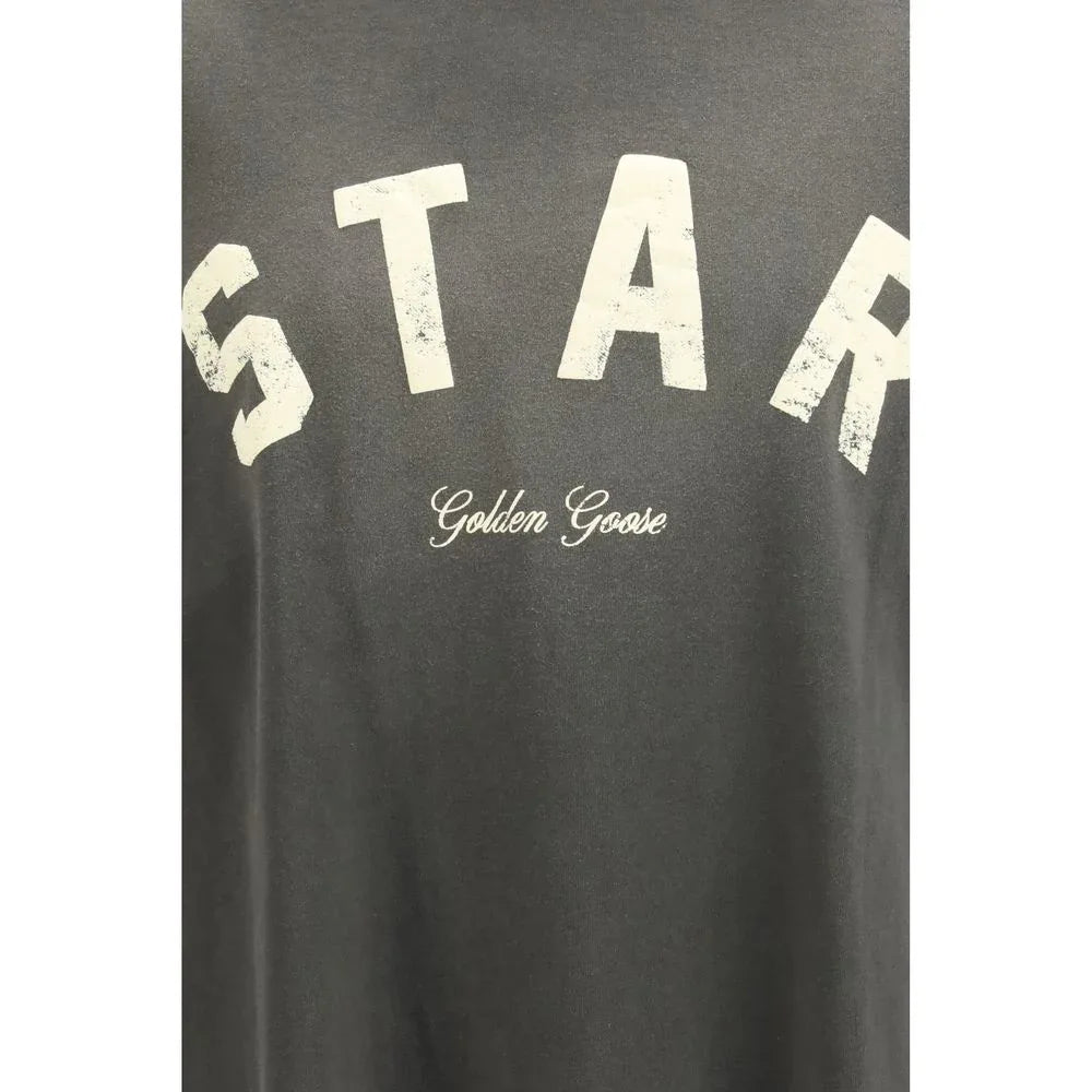 Golden Goose Gray Cotton T-Shirt - Zeiniez