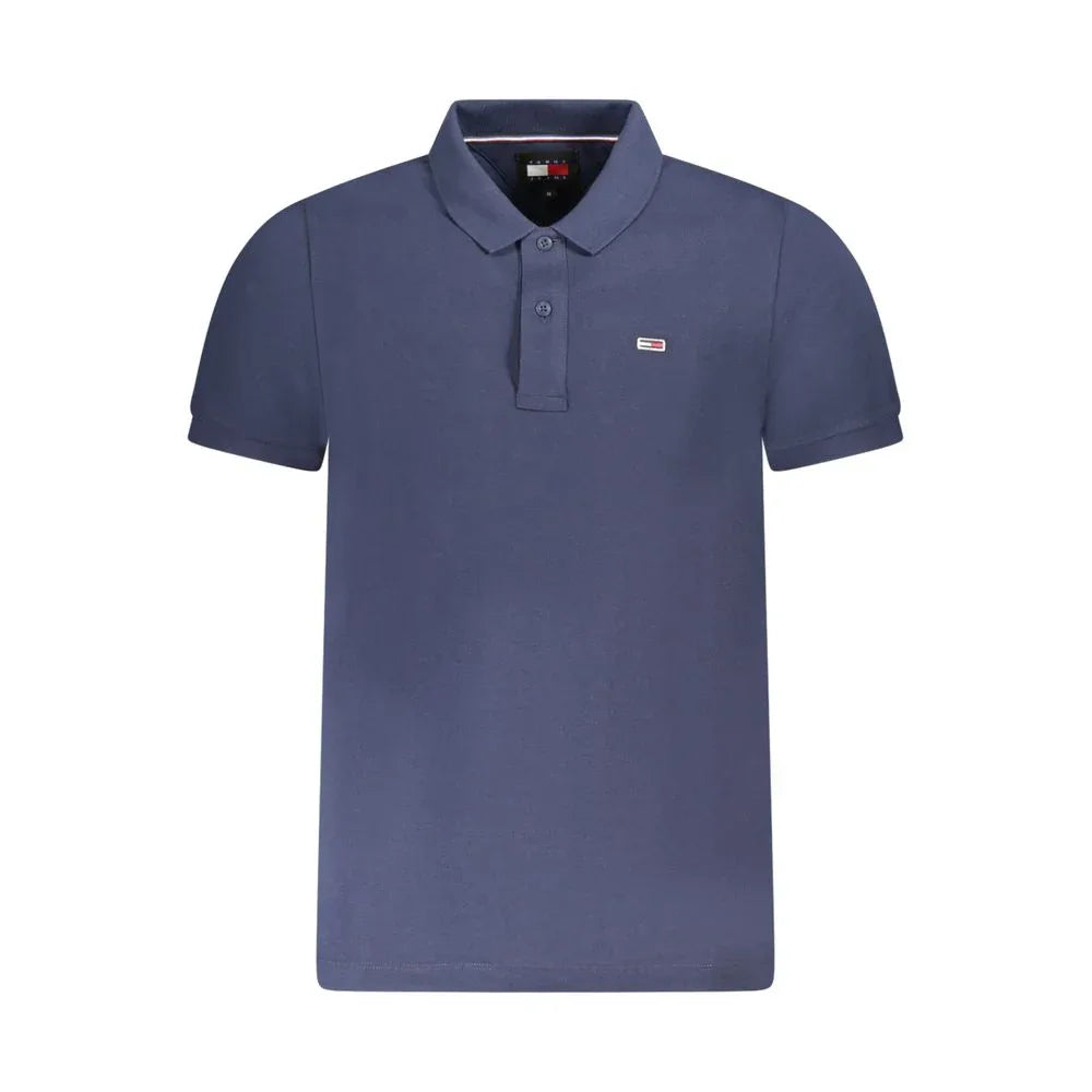 Tommy Hilfiger Blu Cotton Men Polo Shirt - Zeiniez