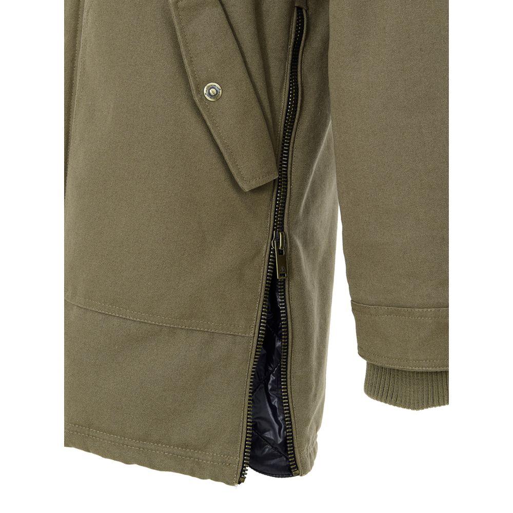 Moose Knuckles Green Cotton Parka - Zeiniez