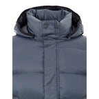 Moose Knuckles Gray Nylon Coat - Zeiniez