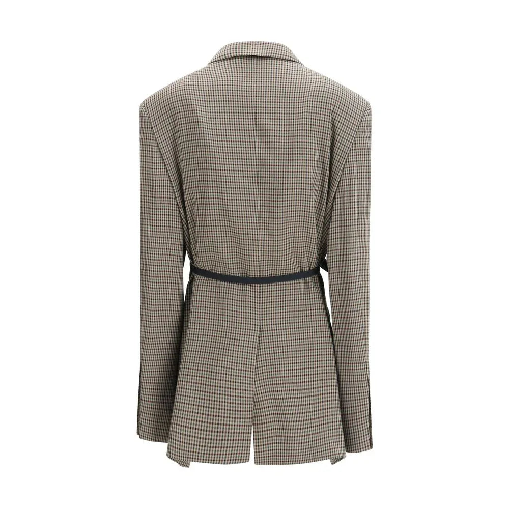 Balenciaga Multicolor Lyocell Coat - Zeiniez