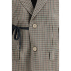 Balenciaga Multicolor Lyocell Coat - Zeiniez