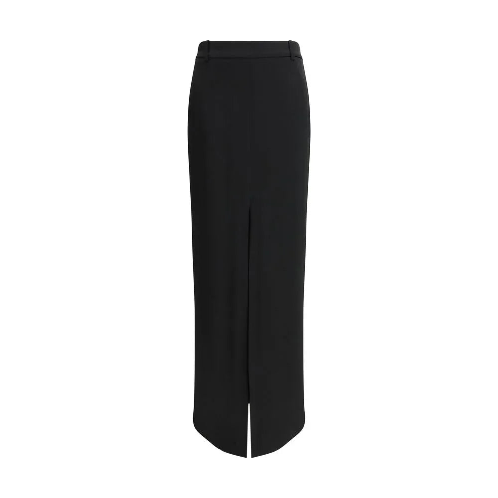 Tom Ford Black Acetate Long Skirt - Zeiniez