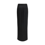 Tom Ford Black Acetate Long Skirt - Zeiniez