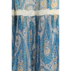 Etro Multicolor Silk Long Skirt - Zeiniez