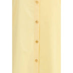 Khaite Bicolor Cotton Casual Dress - Zeiniez