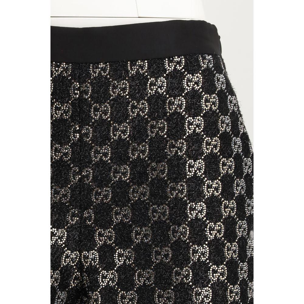Gucci Black Viscose Shorts - Zeiniez