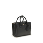 MCM Black Calf Leather Bos Taurus Handbag