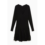 Patrizia Pepe Black Viscose Casual Dress