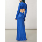 Patrizia Pepe Blue Polyester Casual Dress