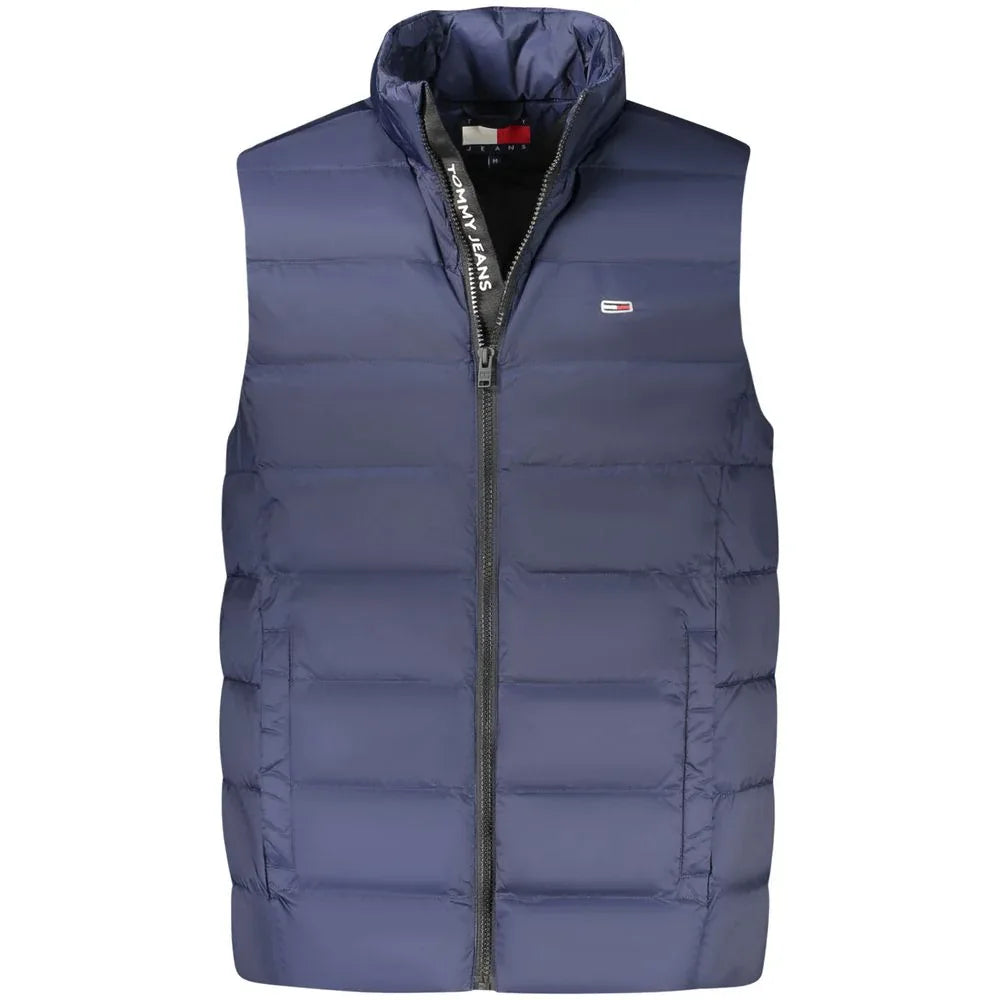 Tommy Hilfiger Blue Nylon Men's Sleeveless Jacket - Zeiniez