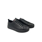 Borbonese Black Leather Men Sneaker - Zeiniez