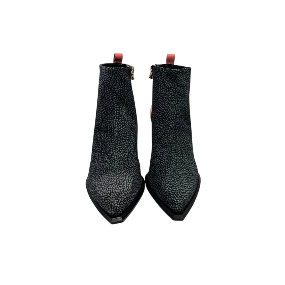 Borbonese Pink Genuine Leather Women Boot - Zeiniez