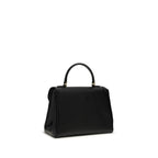 Valentino Garavani Black Calf Leather Bos Taurus Handbag
