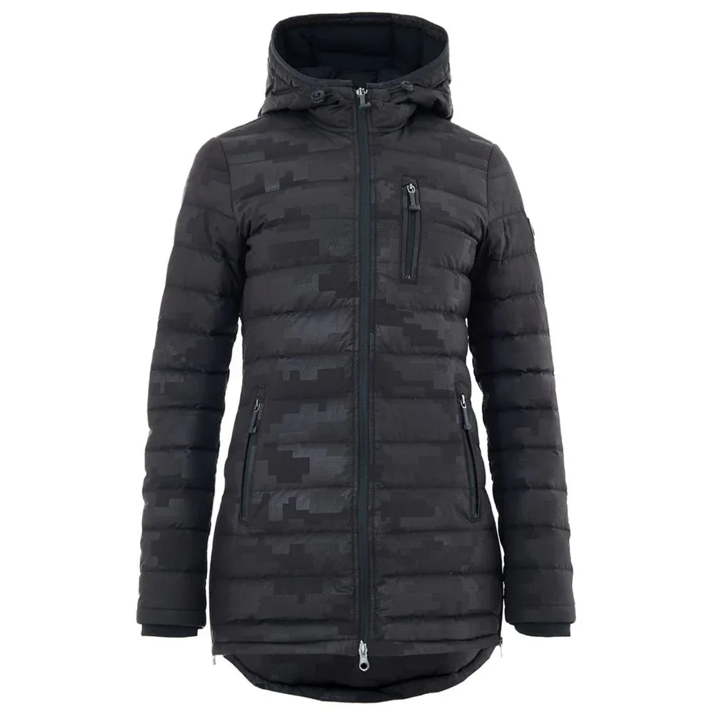 Moose Knuckles Black Nylon Coat - Zeiniez