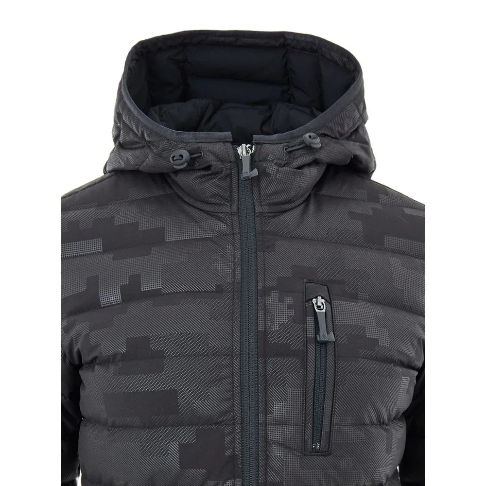 Moose Knuckles Black Nylon Coat - Zeiniez