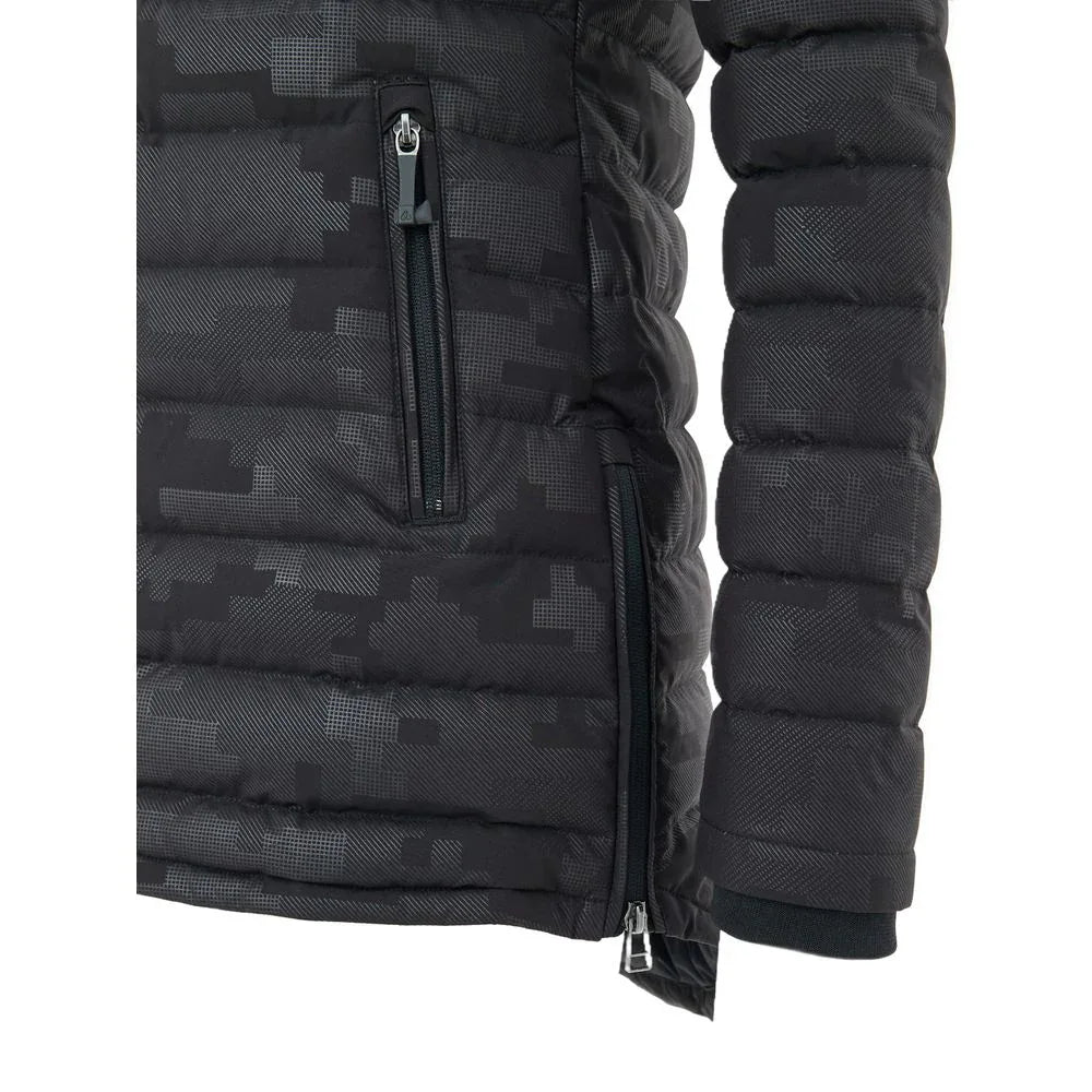 Moose Knuckles Black Nylon Coat - Zeiniez