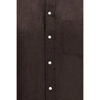Citizens of Humanity Brown Linen Shirt - Zeiniez