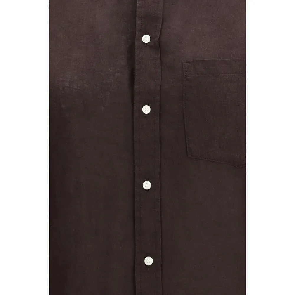 Citizens of Humanity Brown Linen Shirt - Zeiniez
