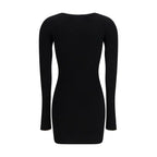 Amiri Black Viscose Casual Dress - Zeiniez