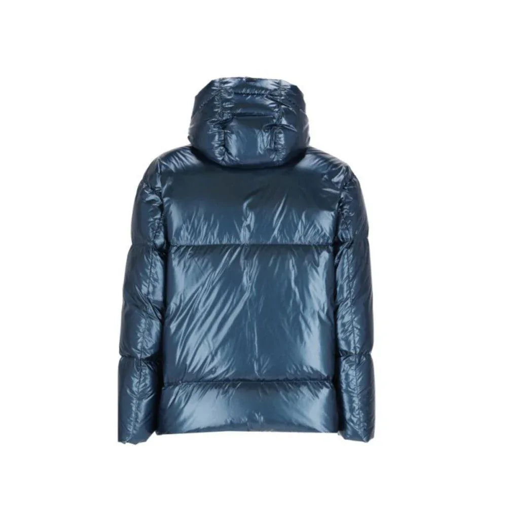 Herno Blue Polyamide Full-Length Jacket - Zeiniez